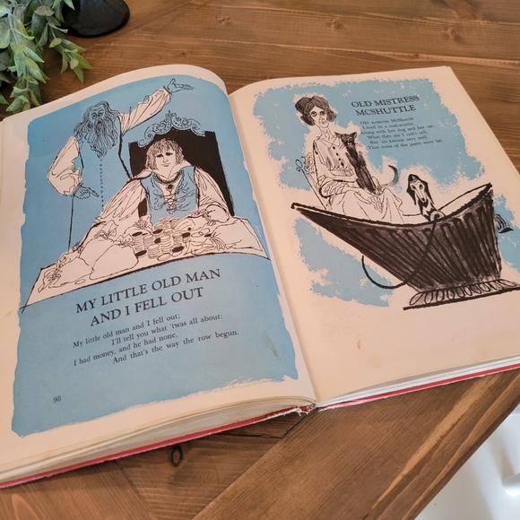 Nursery Rhymes And Songs Book 1974 Worn Vintage Classic - Picture 12 of 12